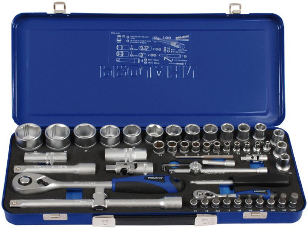 Projahn Xi-on 1/4 "+ 1/2" jeu de clés à douilles 54 pièces, 4131