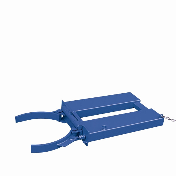 Pince à fût Eichinger Industry pour fûts de 200 l avec verrouillage automatique, 1 x fût, bleu gentiane, 22160100000097
