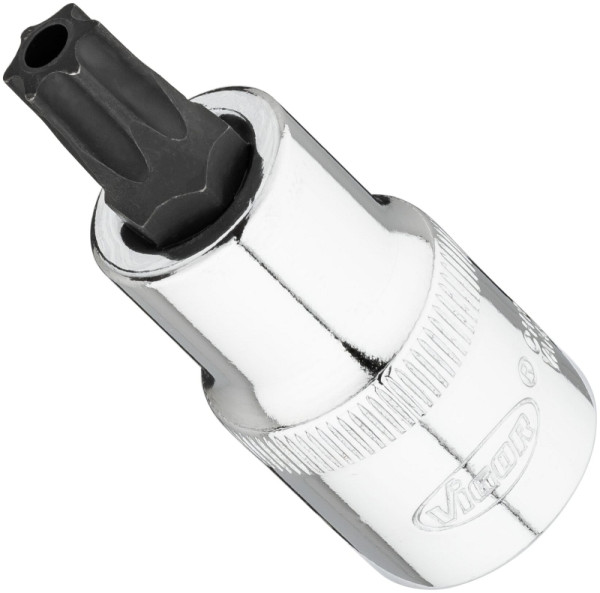 Embout de tournevis VIGOR T, carré 12,5 mm (1/2 pouce), profil TH, T50H, V7055-T50H