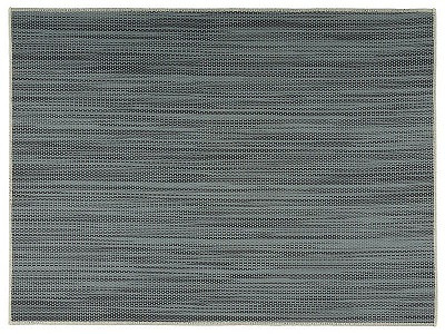 Set de table APS - TAO, 45 x 33 cm, PE, ruban fin, couleur : bleu clair / bleu foncé, lot de 6, 60508