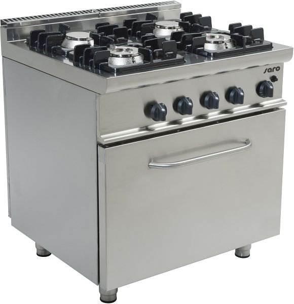 Cuisinière à gaz Saro avec four à gaz modèle E7/KUPG4LO, 423-1030