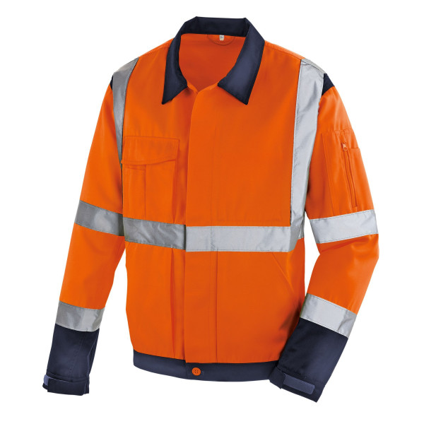 teXXor veste haute visibilité DAVENPORT, orange vif/marine, taille : 3XL, paquet de 10, 4115-3XL