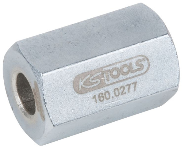 KS Tools écrou, six pans extérieurs 19 mm, diamètre intérieur 6 mm, 160.0277