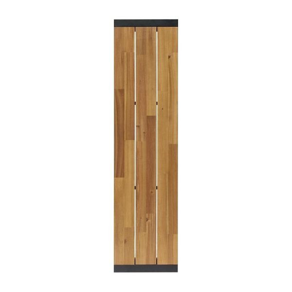Bancs Bolero en acier et bois d'acacia de style industriel 160cm, UE: 2 pièces, DS158