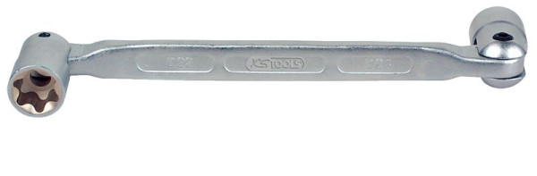 Clé à double articulation Torx E KS Tools, E10xE12, 517.0332