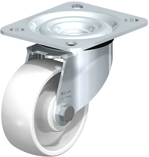 Bedrunka+Hirth roulette pivotante sans frein Ø 125 mm, armoires à tiroirs mobiles T736, 04ST736L125