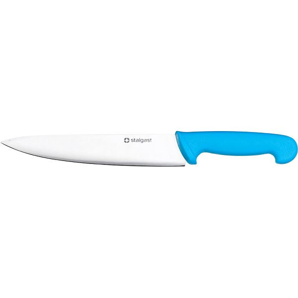 Couteau de cuisine Stalgast, HACCP, manche bleu, lame inox 22 cm, MS0924210