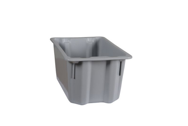 Plastipol-Scheu K 400/2 POLYBOX PP GRIS, 300 mm x 200 mm x 150 mm, 28420016