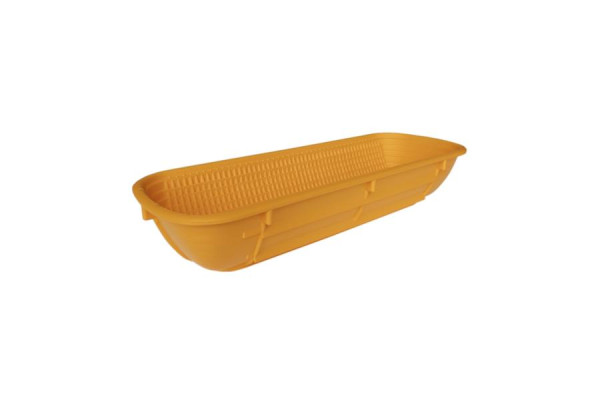 Moule à pain Schneider 1000 grammes rectangulaire, polyéthylène, couleur orange, 201040