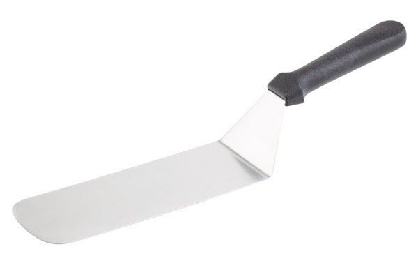Spatule APS, 24 x 7,5 cm, longueur 37,5 cm, lame flexible en inox, manche en polypropylène antidérapant, noire, 88939
