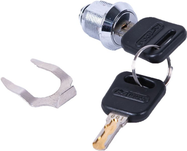Serrure KS Tools & 2 clés, serrure numéro 1 pour chariot d'atelier PERFORMANCEplus, 873.7014-R201P