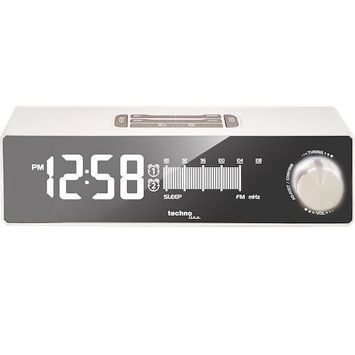 Réveil à quartz Technoline, dimensions : 222 x 58 x 62 mm, WT 483