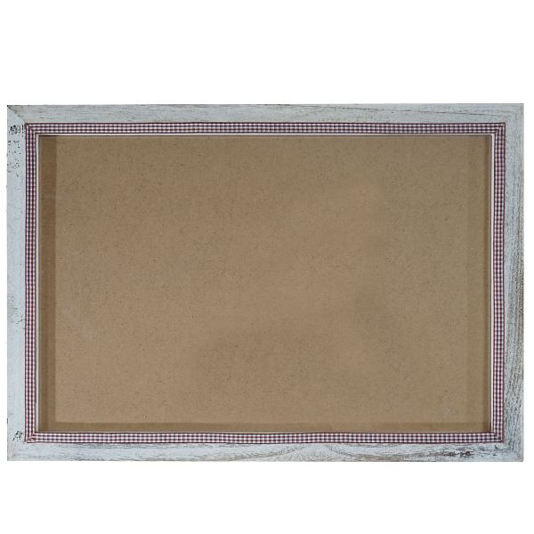 Mendler cadre photo T248, cadre photo cadre en bois cadre mural, 36x51cm look shabby maison de campagne, blanc, 36373