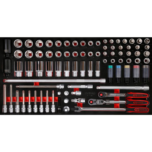 KS Tools PERFORMANCEplus jeu d'outils 85 pièces clé à douille 1/2', 813.0085