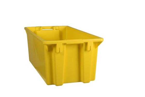 Plastipol-Scheu K 400/80 POLYBOX PP JAUNE, 800 mm x 400 mm x 300 mm, 28480014