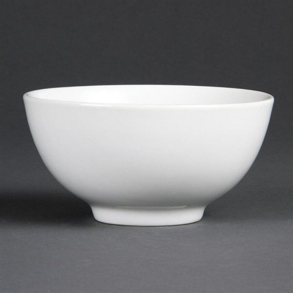Bols à riz OLYMPIA Whiteware 13cm, UE: 12 pièces, C253