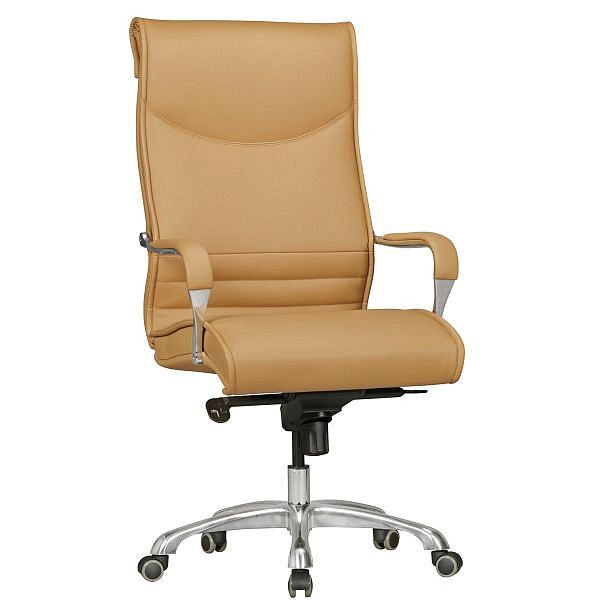 Chaise de bureau Amstyle Bigboss simili cuir Caramel, SPM1.405
