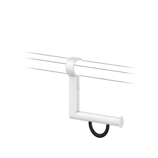 KEMMLIT Cavere porte-rouleau de papier 120 pour poignée d'angle, blanc, 251.429