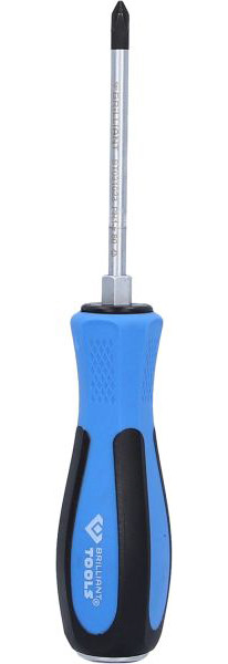 Brilliant Tools Tournevis Phillips avec capuchon impact, PH1 x 80 mm, BT031023