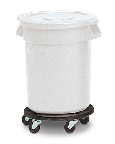 Conteneur polyvalent DENIOS en polyéthylène (PE), volume 75 litres, rond, blanc, 115-915