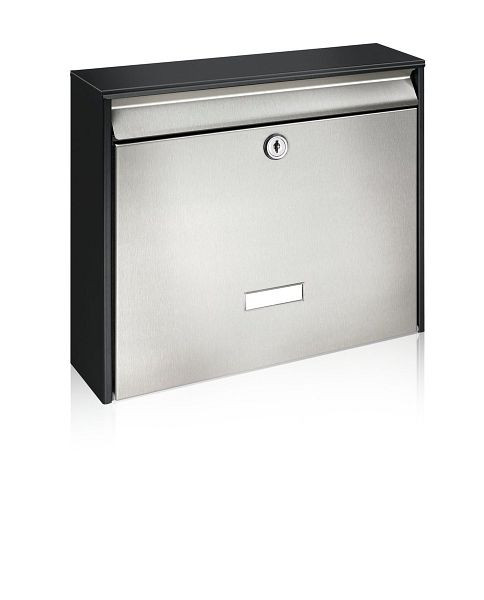 Boîte aux lettres BURG-WÄCHTER Oxford 6877 B + S, 2 x clés, HxLxP (extérieur) : 322 x 362 x 100mm, 61480