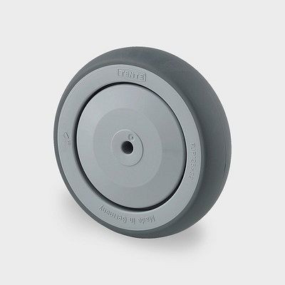 Roue TENTE-ROLLEN, roue Ø 125 mm, capacité de charge 100 kg, D 40 Shore, PJP125x32-8 Shore D40