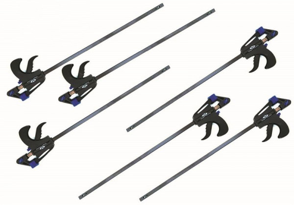 Pince à dégagement rapide VaGo-Tools 150 mm pince à une main pince à vis, UE : 6 pièces, 250-150x6_rv