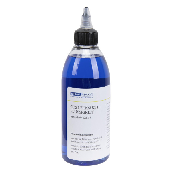 Stahlmaxx Liquide indicateur bleu pour appareils de diagnostic CO2, 250 ml, XXL-122914