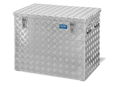 Caisse de transport DENIOS en tôle striée en aluminium, volume de 234 litres, 254-871