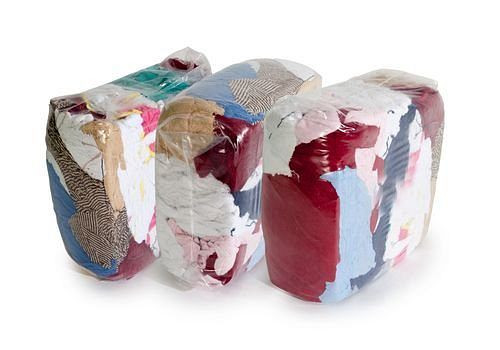 Chiffons de nettoyage DENIOS en tissu éponge, colorés, boules pressées de 10 kg, 246-191