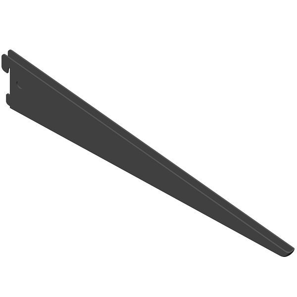 Système d'éléments U-BEAM, AVEC TROU, UE: 20 pièces, VRAC, 370 mm, NOIR, 10201-00022