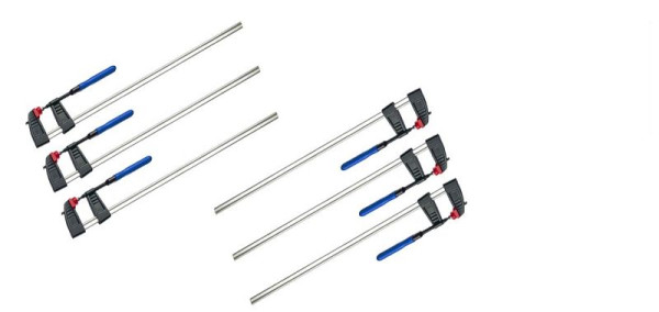 Pince à vis VaGo-Tools 200 x 50 mm pince à colle pince pince pince à une main, UE : 6 pièces, 200-002x6_hv