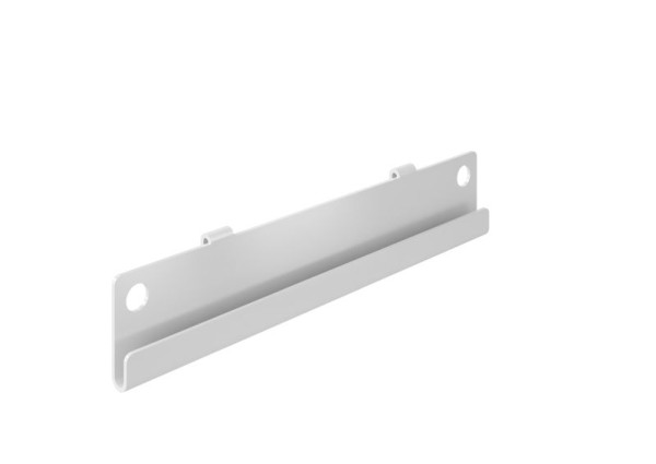 Mini penderie SOFAME L 145 mm pour suspendre des boîtes de rangement apparentes sur panneaux perforés, gris clair RAL 7035, W010080160GC