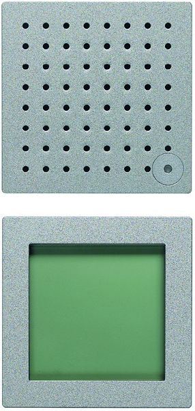 Combinaison de module TCS d'écran LCD et de module haut-parleur pour jusqu'à 1 000 unités résidentielles Série AMI, argent, AMI10105-0710
