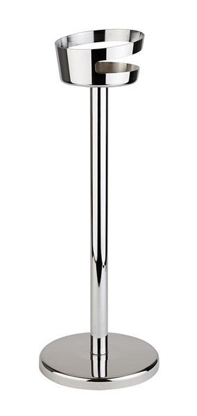 Support cave à vin APS, Ø 17,5 / 26,5 cm, hauteur : 73 cm, inox 18/8, 36069