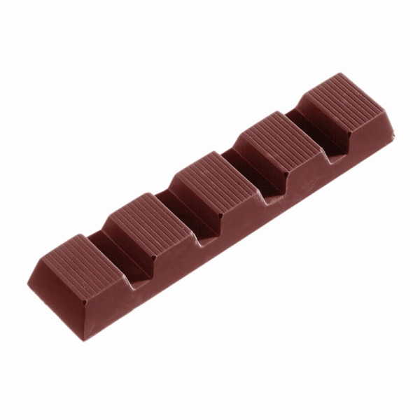 Moule à chocolat Schneider - barre, 275 x 135 x 24 mm / 128 x 29 x 14 mm, 47 g, 1 x 7 pièces, 421256