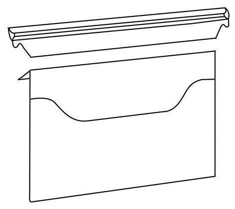 Pochette Eichner "Visimap" avec en-tête, UE : 5 pièces, 9031-00133