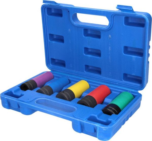 Brilliant Tools Jeu de douilles à chocs pour jante en aluminium 1/2", 5 pièces, BT691010