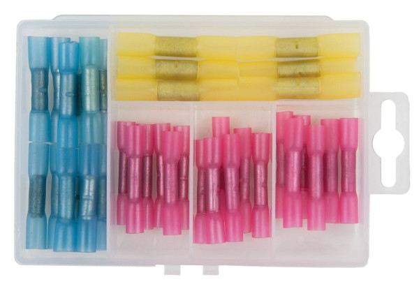 Gamme KS Tools de connecteurs bout à bout, isolés, AWG22-16-AWG12-10, 36 pièces, 970.0710