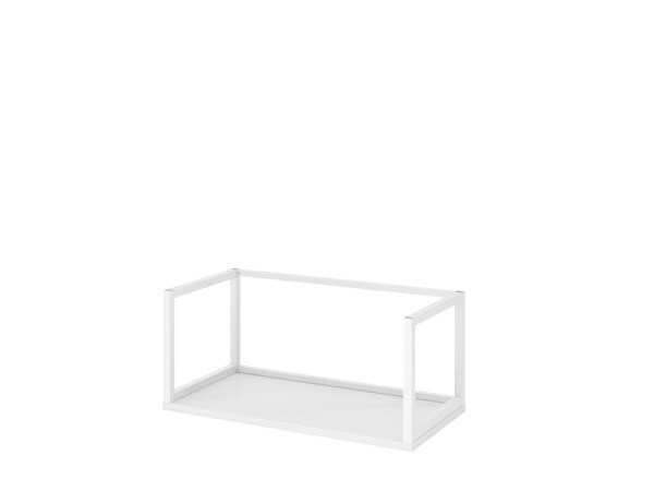 Hammerbacher FlexWall cadre métallique 80 cm, 1 OH, blanc, VFWR18/W