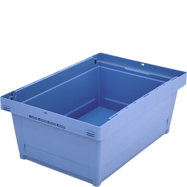 BITO conteneur réutilisable MB double fond /MB 64221D 600x400x223 bleu pigeon, double fond, C0403-0007