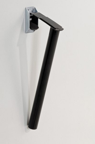 Porte-selle Growi, amovible, pliable, couleur : noir, 10050785
