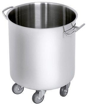 Poubelle Contacto à roulettes 50 l sans couvercle, 627/050