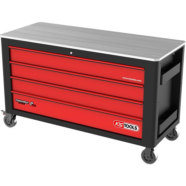 KS Tools PERFORMANCEplus desserte d'atelier P40 avec 4 tiroirs, 873.6008
