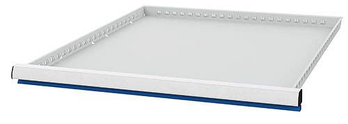 Tiroir Bedrunka+Hirth, rails inclus, R 24-24, hauteur de panneau 50 mm, capacité de charge 70 kg, dimensions en mm (LxPxH) : 600 x 600 x 50, 60.70.050V07
