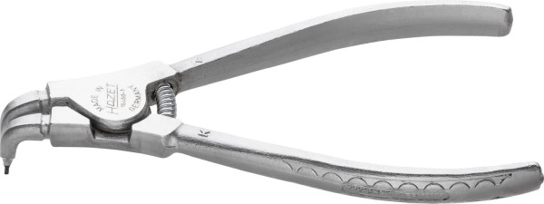 Pince pour circlips Hazet, standard : DIN 5254 forme B, surface : chromée, pointe gris acier, longueur : 140 mm, 1846D-1
