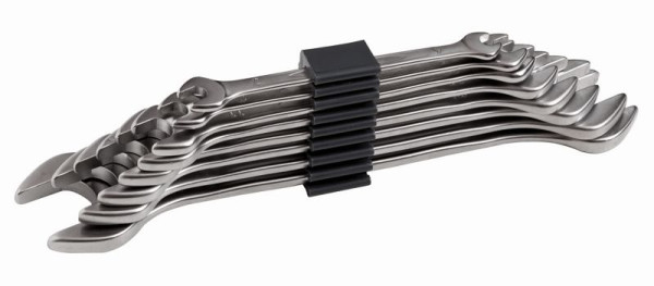 Jeu de clés à fourche double Bahco, 8 pièces, support en plastique, 1/4 - 1", 6Z/8C