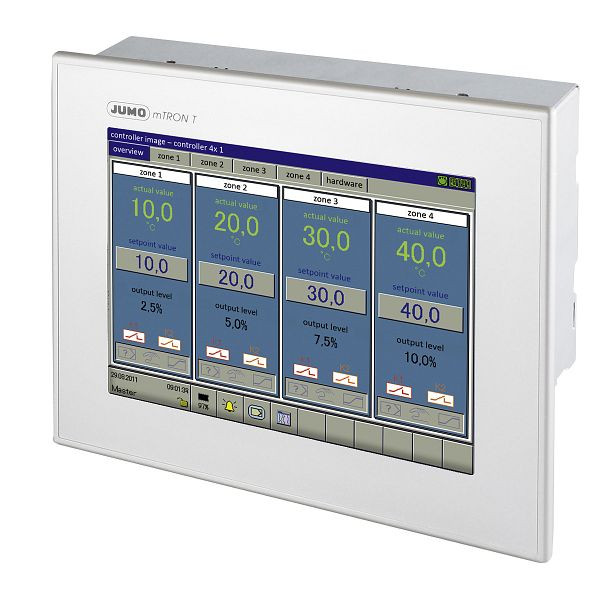 Panneau multifonction JUMO (HMI), RS232, 1x RS232 Modbus RTU et fonction d'enregistrement, 00569496