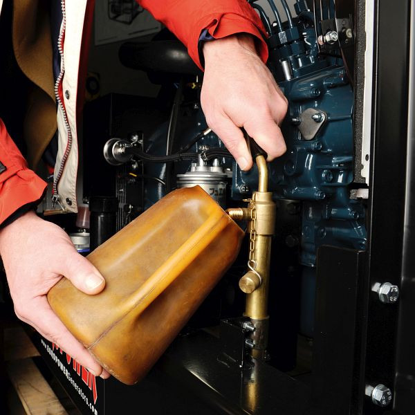 Pompe de vidange d'huile ELMAG pour SEBSS/SEDSS avec moteur refroidi par air 3000 tr/min, 53381