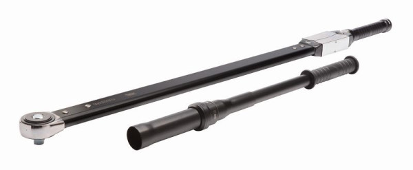 Clé dynamométrique mécanique mains libres Bahco 130 - 650 Nm préréglée avec tête à cliquet fixe 3/4" 75P3-650